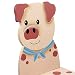 Fantasy Fields by Teamson Happy Farm Childrens Wooden Playtime Farm Yard  Chair - Pig TD-11324A2-PIG