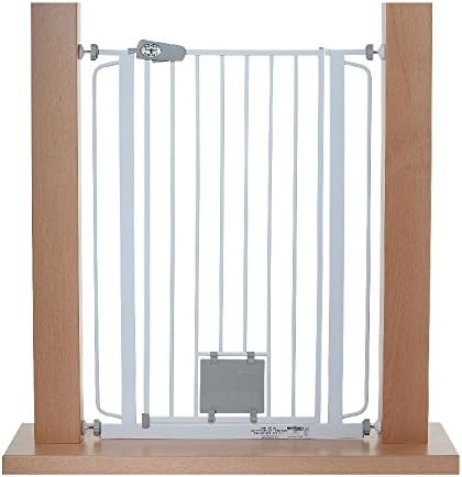 van Hoogen® Model: Snoopy | Dog guard dog grille | various sizes from 29,5 -58,6 inch | height 41 inch | No drilling | Metal bars with cat flap