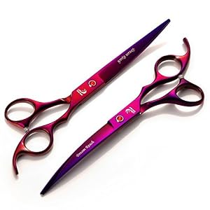 4Pcs Beauty Salon Hair Cutting Thinning Scissors Tools Professional Hairdressing Scissors Styling Tool Set 7 Inches - Image 3