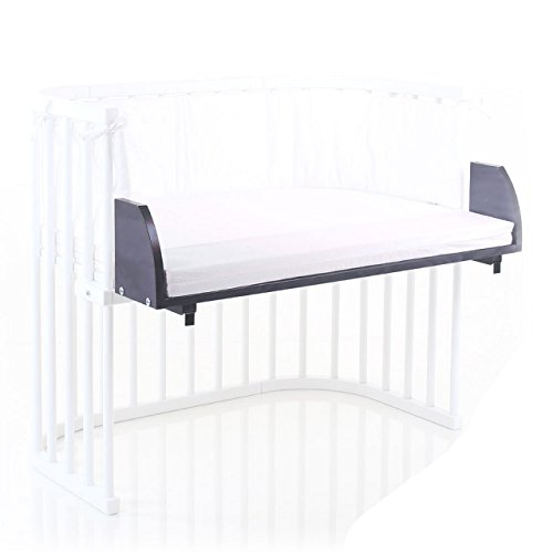 Preisvergleich Produktbild babybay Verlängerungsseite schiefergrau lackiert für Maxi und Boxspring