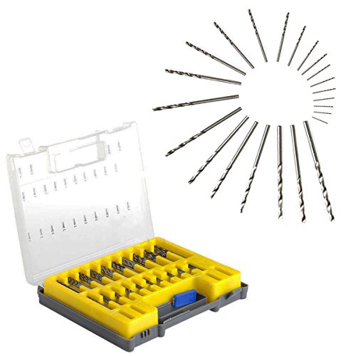 Latinaric 150 tlg Mini Bohrer Set Metallbohrer Drillbohrer Spriralbohrer Bohrersets 0.4-3.2mm - 5