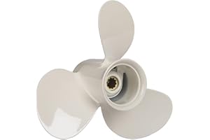 YOUNG PROPS 9 7/8 x 11 1/4-F 664-45947-01-EL Aluminum Outboard Moto Boat Propeller fit Yamaha Engines 20-30hp for Yamaha,10 Tooth Spline,9.875x11.25,RH