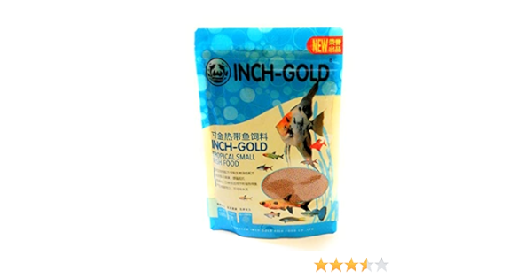 inch gold tropical small fish food
