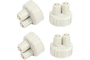 Taicols Lot de 4 Kits Aquarium Fish Tank Co2, Bouteilles - Bouchon pour Plantes d'aquarium,Outil et Bouchon de Bouteille pour Plantes