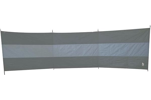 Bo Camp Coupe-vent XL de camping – Tente de plage, brise-vue de jardin - Grand format 500 x 140 cm