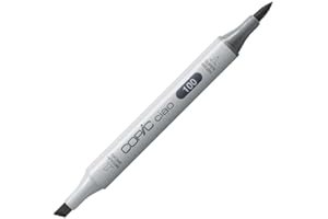 Copic Ciao - Pennarello Grafico con Doppia Punta, 11 g , Nero, 12 x 12 x 150 mm