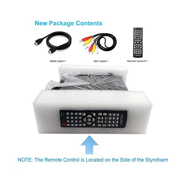 LP-099 Reproductor de DVD (Full HD, HDMI, USB, Multi Region Code Zone Gratis) compatible con DIVX, JPEG y MP3 - Image 3