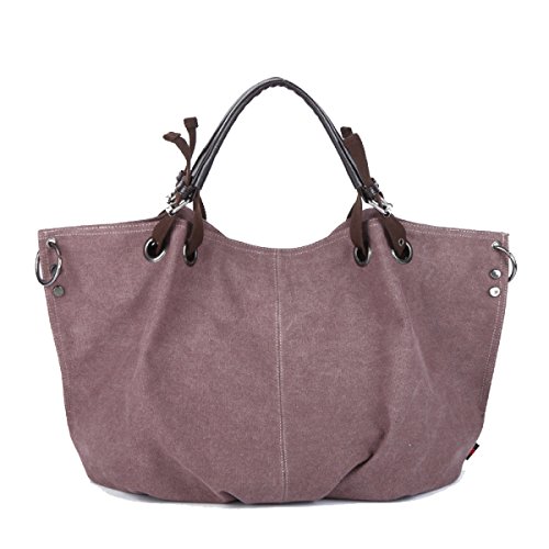 Preisvergleich Produktbild Segeltuchbeutel Europäische Und Amerikanische Art Und Weise Wild Retro Frauen Große Tasche Laptop Messenger Schultertasche Freizeit Personalisierte Multifunktionale Taschen,Violet-OneSize
