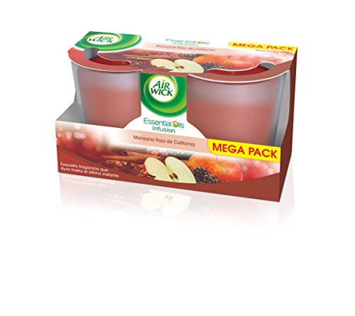 Air Wick Vela Duplo Manzana Roja de California