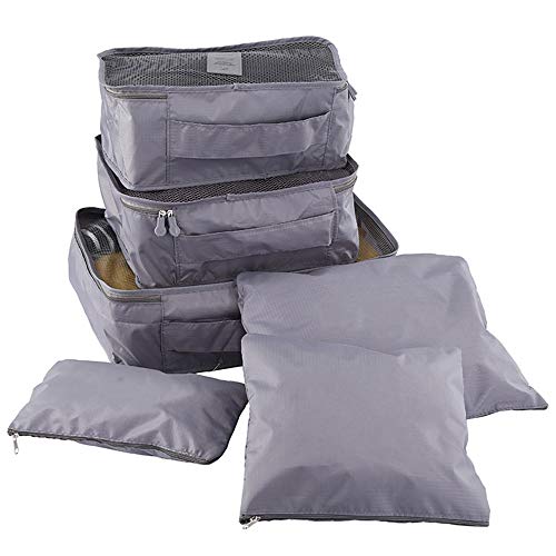 Reiseaufbewahrungstasche 6er Set, Reisegepäcktasche, Unterwäschesortiertasche
