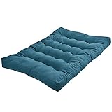 [en.casa] 1x Coussin de siège pour canapé d'euro Palette [Turquoise] Coussins de palettes in/Outdoor Rembourrage Meuble
