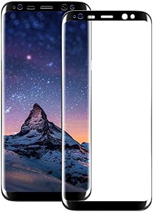 Samsung galaxy S8 Screen Protector, Innislink Galaxy S8 Tempered Glass Screen Protector Bubble-Free High Definition High Sensitivity Protector film for Samsung Galaxy S8, enhanced（black）
