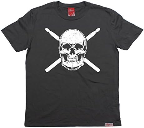 Banned Member - Men's Skull Sticks Drummer T-Shirt/Band Music Fashion Clothing