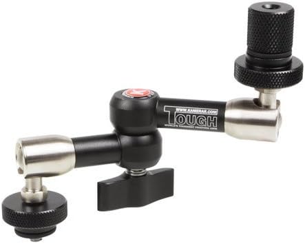Kamerar Tough Magic Arm T-7 Camera Arm 18cm (7 Inch Articulated Arm for DSLR Tripod/Dolly) Black/Silver