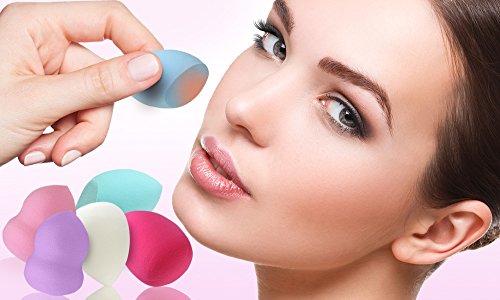 Pinky Makeup Sponge Blender - Latex free sponge for make-up blending, highlighting and contouring