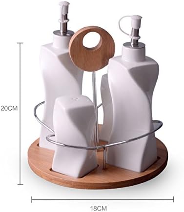 European-style Ceramic Seasoning Cans Seasoning Bottles Kitchen Supplies Sprinkler Soy Sauce Tank Vinegar Tank (5)