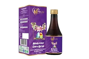 Pet Life Bird Liver Care Syrup Help to Improves Digestion, Stimulates Metabolism and Overall Growth of All Birds