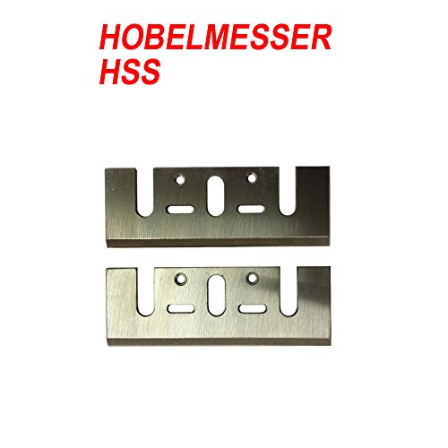 Hobelmesser HSS für DWT Makita RYOBI 2 Stück Ersatzmesser 82x29x3 mm - 2