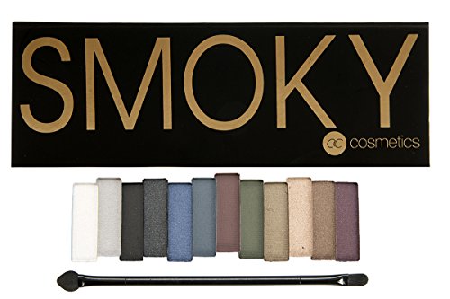 Accentra Lidschatten-Palette mit 12 x 1 g verschiedenen smoky farben, 1er Pack (1 x 1 Stück) - 3