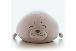 URFEDA Oreiller de Joint, Sceau en Peluche Jouet Oreiller Phoque Potelée Oreiller en Peluche, Mignon Oreiller en Peluche en Coton Jouets d'Étreinte Coussin Jouets d'Étreinte