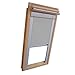 Produktbild Easy-Shadow Hochwertiges Verdunkelungsrollo Rollo mit Seitenschienen für Velux DKL-EP GGL,GPL,GHL,GTL P06 grau // Maßanfertigung