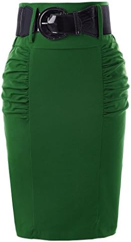 Elegant Women Vintage Floral Printed Bodycon Pencil Skirt 610