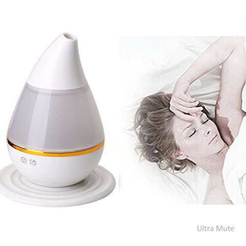 Aroma Diffuser, PHOEWON 250ml Ultraschall Luftbefeuchter Aromatherapie USB Aroma Diffuser Elektrisch 7 LED Wechselfarben Diffusor Aromaöl Auto, Luftbefeuchter für Schlafzimmer, Baby, Kinderzimmer - 4