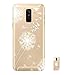 Produktbild HopMore Samsung Galaxy A6 Plus (2018) Hülle Silikon Transparent Durchsichtig Clear Design Muster Bumper Slim Handyhülle Tasche Schale Hüllen Case Cover Pour Samsung A6+ / A6 Plus 2018 - Löwenzahn