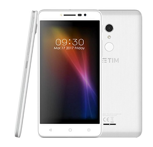 Tim XL Smartphone, Marchio Tim, 16 GB, Bianco/Argento [Italia]