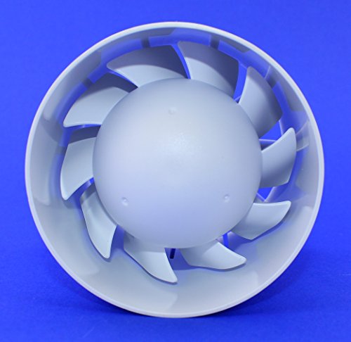 Kanal Rohrventilator Rohreinschub Einschublüfter Abluft Zuluft Lüfter Rohr Ventilator leise aRc Ø 100 mm 10 cm Rohrlüfter Rohreinschubventilator Kanallüfter Badlüfter - 4
