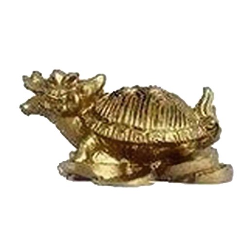 Chinesische Drachen Schildkröte Kupfer Glocke Glück Feng-Shui-hängenden Charme Windspiel - 2