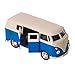 Produktbild trendaffe Volkswagen VW T1 Bus Modellauto mit Rückziehmotor in Blau - Volkswagen Bulli Automodell