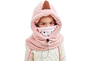 Lazz1on Kinder Sturmhaube Mädchen Jungen Balaclava Fleece Warm Winddichte Wintermütze für Winter Snowboard Skifahren Outdoor