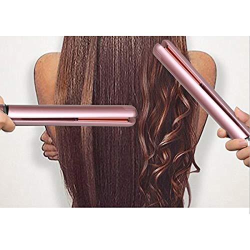 zhifaqi Ceramic Electric Plywood Double Voltage Straight Hair Straightener Dual-use Hair Curler Negative ion Straight Hair Straightener Maximum Temperature 230 C Color Pink zhifaqi Ceramic Electric Plywood Double Voltage Straight Hair Straightener Dual-use Hair Curler Negative ion Straight Hair Straightener Maximum Temperature 230 C Color Pink