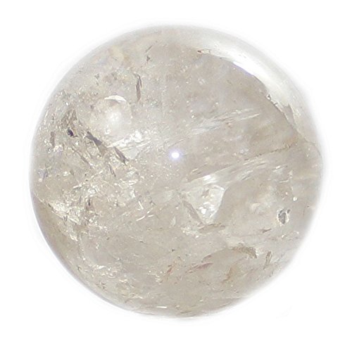 budawi® – Weißer Marmor-Brunnen mit Kugel aus Bergkristall, DREXEL Edelstein-Brunnen Kugel Engelsflügel - 6