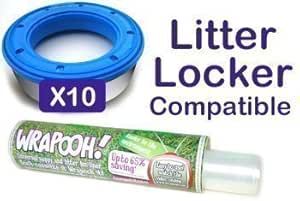 wrapooh nachfullfolie fur baby nachttopf kompatibel mit litter locker gleichwertig mit 10 litter locker kassetten fur einzelheiten bitte beschreibung lesen amazon de haustier