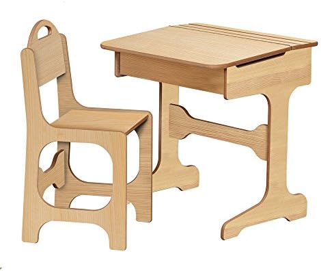 Saplings Desk and Chair (Natural)
