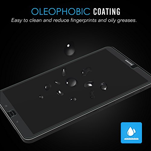 Tab A 10.1 Folie – MoKo HD 9H Panzerglas Hartglas Displayschutzfolie Glas Displayschutz Display Schutzfolie Glasfolie Screen Protector für Samsung Galaxy Tab A 10.1 Zoll 2016 Tablet, Klar - 4
