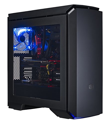 Cooler Master MasterCase Pro 6 Blue LED PC-Geh  use  ATX  micro-ATX  Mini-ITX  USB 3 0  Seitenfenster  MCY-C6P2-KW5N