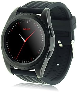 Smart Watch,Jiazy Heart Rate Monitor, Wirless Fitness Tracker, ID107 Bluetooth 4.0 Touch Screen Smart MTK2502 Chipset Compatible Android and iOS-(Black)