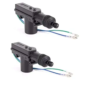 Garneck 2pcs Universal Car Power Door Lock Actuators 12V Motor Replacement Heavy Duty High Power Door Lock Actuator