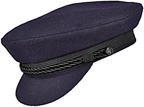 Towel Elbsegler captain hat with cord navy