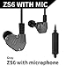 Produktbild Nowear KZ ZS6 2DD- 2BA Hybrid-Kopfhörer In-Ohr-Stereo Sport Headset abnehmbare Kabel-Kopfhörer mit/ohne Mic