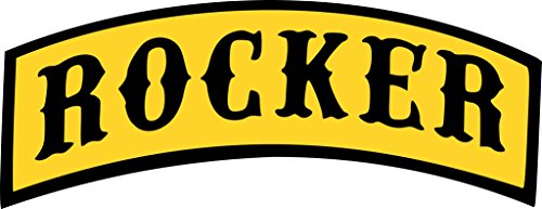 TENNER.LONDONRocker Iron on Screen print Fabric Applique machine washable transfer