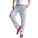 Produktbild Cargohose Herren Jogginghose Jogger Chino-Hose Stretch Fitness Hose Trainingshose Fitnesshose Laufhose Pants Chinohose Trainingshose wanderhose Fitnesshose Männer Loose Hose Fitness Hose LMMVP (M, Grau)