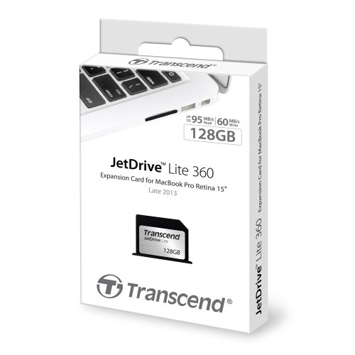 Transcend JetDrive Lite 360 128GB Speichererweiterung für MacBook Pro Retina 39,11 cm (15,4 Zoll) (2013-2015) - 4