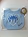 Personalised Little Prince Blue Bib. Great baby gift