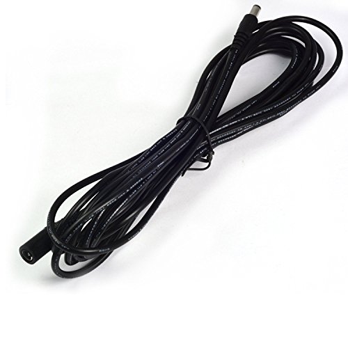 MENGS® 2 Stück 5 Meter DC 5.5×2.1mm DC12V männlichen zu weiblichen Netzkabel - 5