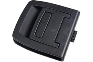 Cakievro 51476958161 Maniglia del bagagliaio del tappeto del pavimento Maniglia Sottofondo Portabagagli Bagagliaio Compatibile con X5 X6 E70 E71 E72 F15 F16 F07 (schwarz, ohne Schlossloch)