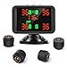 Produktbild Tpms Auto Reifendruck kontroll System,Reifendruck Monitor System,Wireless LCD Display Digital Reifendruckmesser mit 4 Sensoren für Home Car